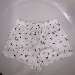 pacsun flowy floral shorts